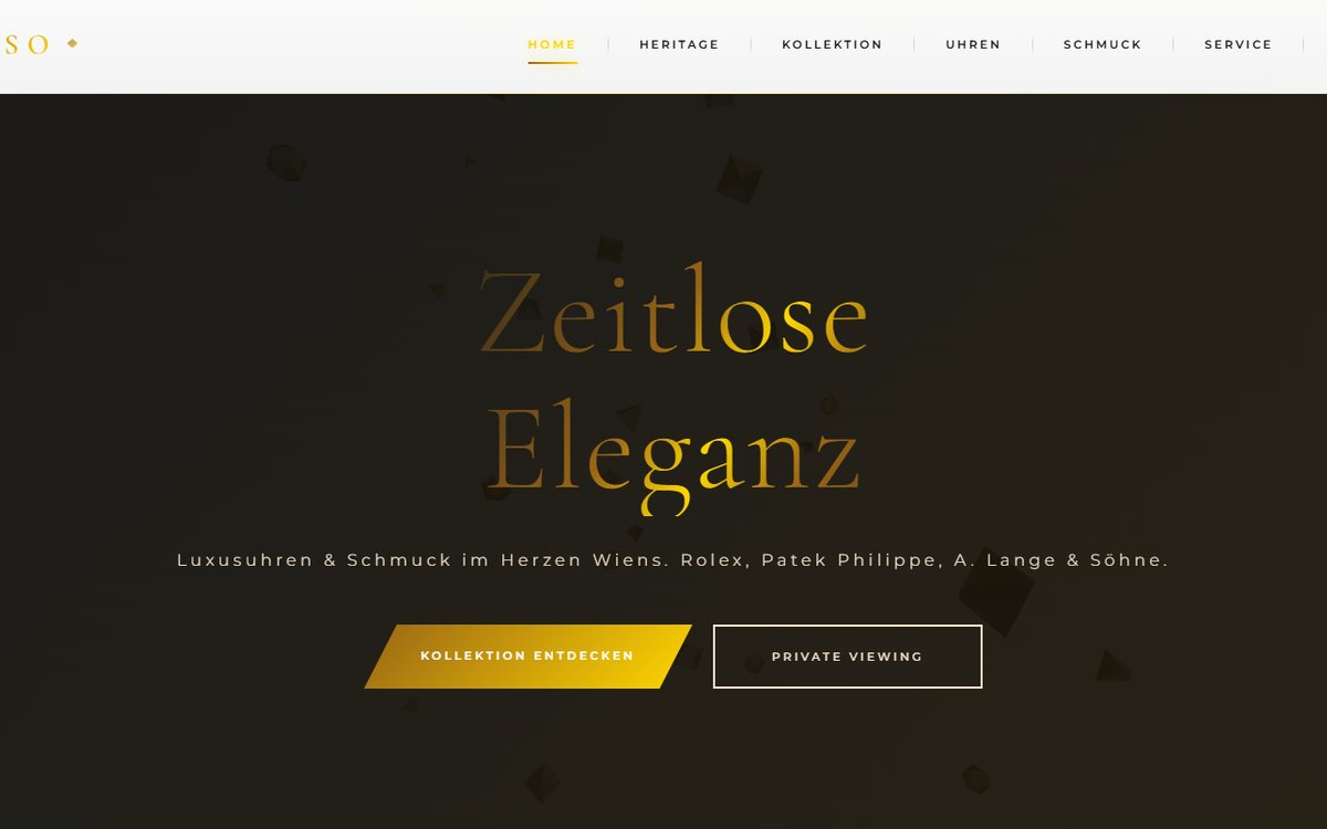 Alonso Juwelier Wien Website