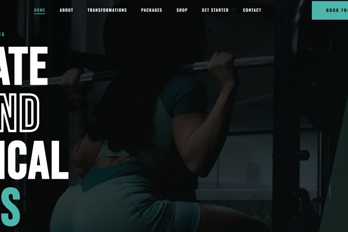 Beyond Body Fitness Coaching Website