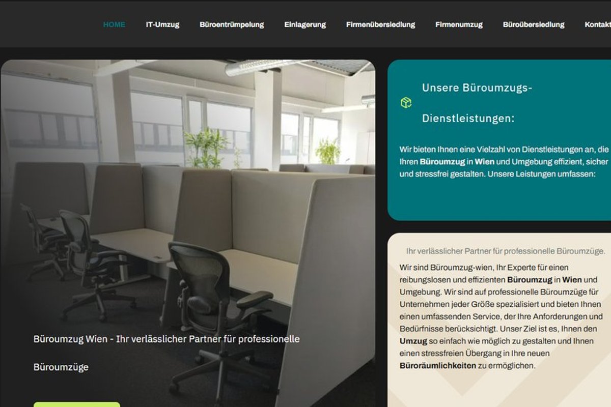 Büroumzug Wien Website