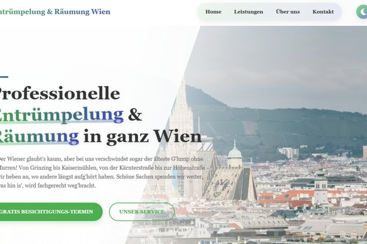 Entrümpelung Wien Website