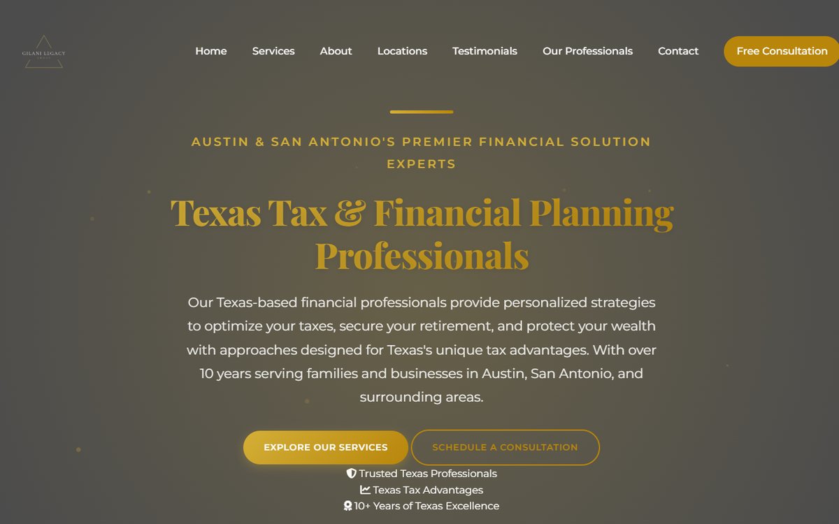 Gilani Legacy Group Website