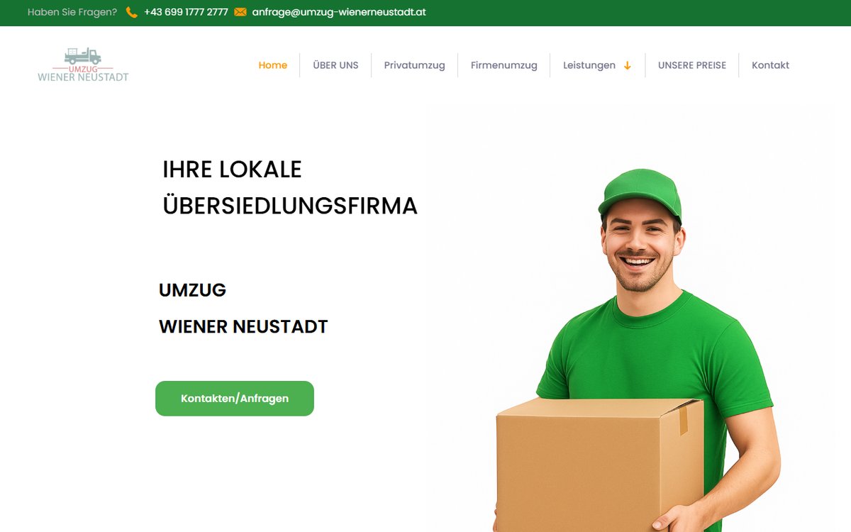 Umzug Wiener Neustadt Website